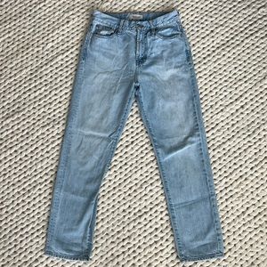 Madewell high rise vintage light wash jeans